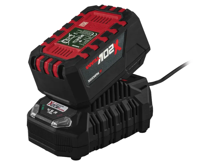 PARKSIDE 20V / 4 Ah Akku PAP 204 A1 und Ladegerät PLG 20 C3 — 4 / 4
