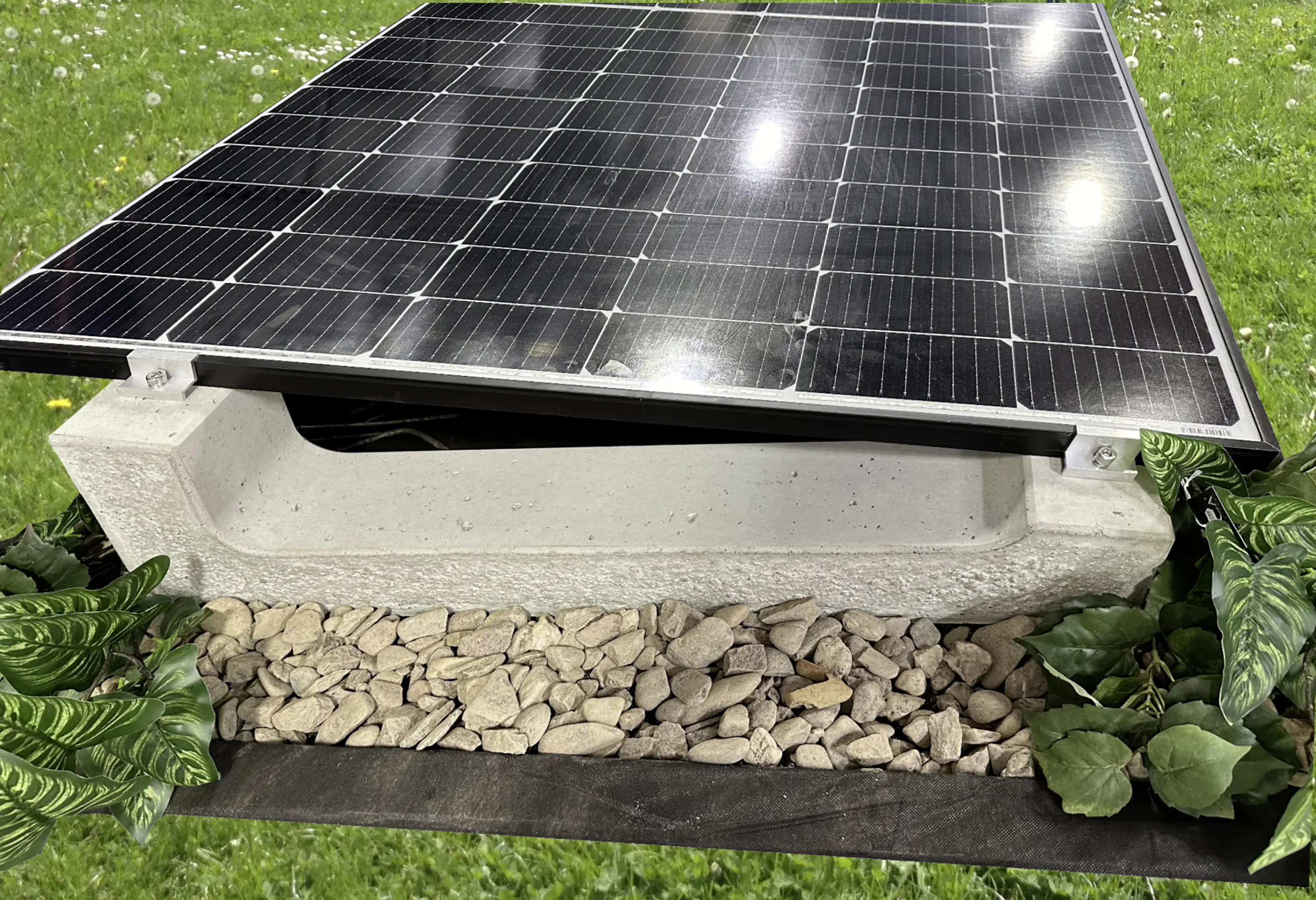 Kann Solarmodulhalter 80 x 11,3-25,4 x 12 cm grau — 4 / 4
