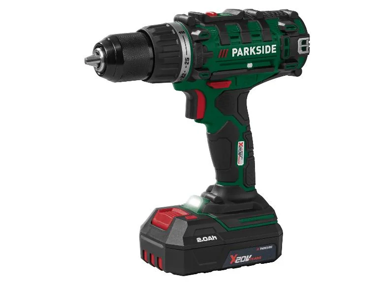 PARKSIDE PABS 20-Li I9 Akku-Bohrschrauber 20V 2Ah Akku Ladegerät Zubehör. PARKSIDE — 4 / 4