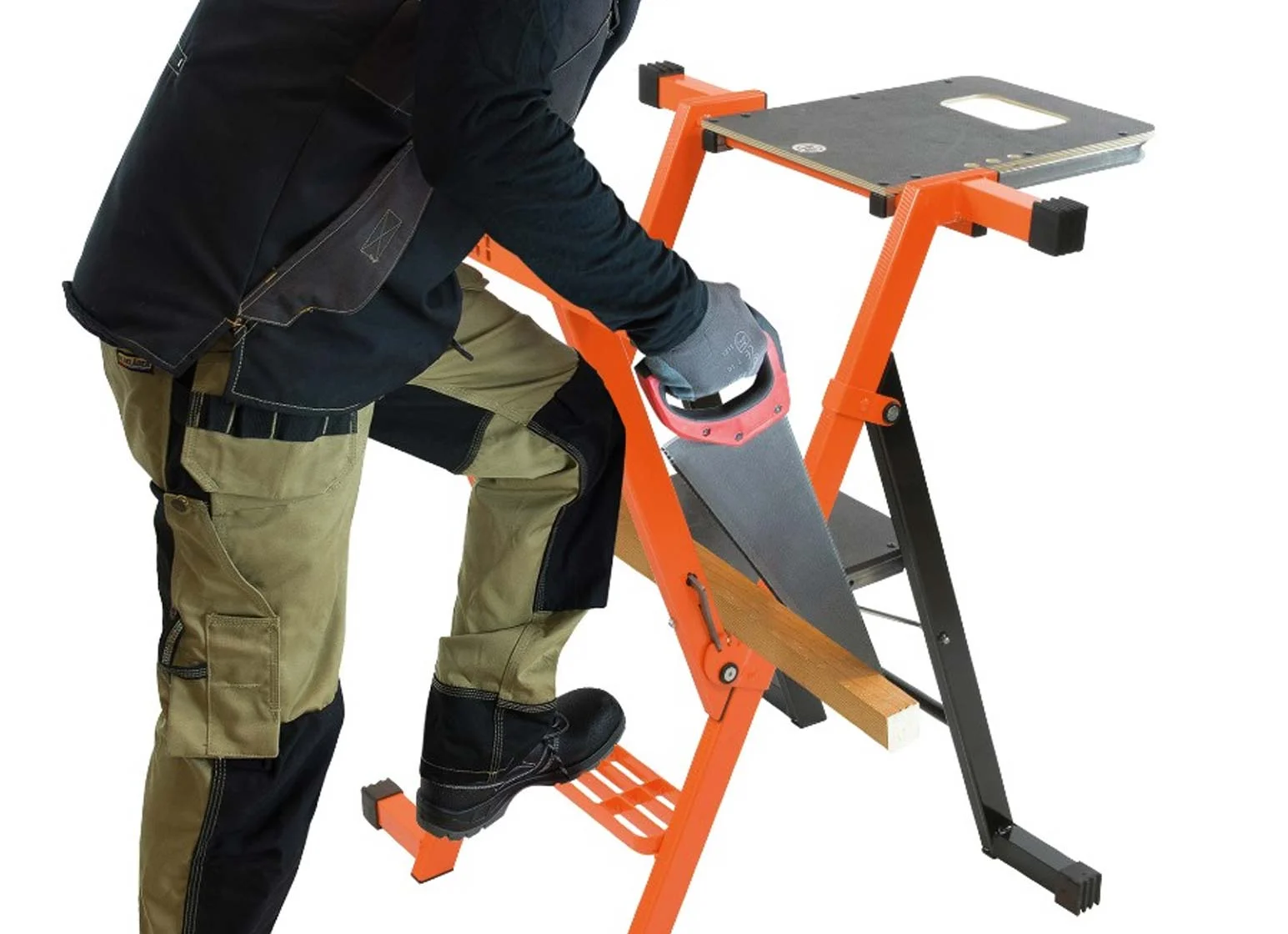 Mondelin MULTI-X - Universal-Leiter, Tritt-Plattform - 4 In 1 — 5 / 6