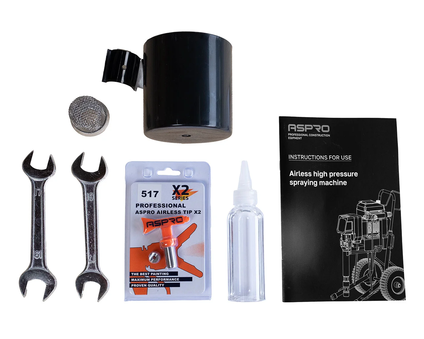 Airless Farbspritzgerät - 1500 W, 2 l/min Fördermenge - ASPRO 2000 Sprühgerät