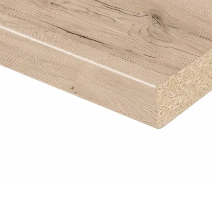 CPL-Arbeitsplatte 280 cm x 63 cm x 2,8 cm Eiche Sanremo — 2 / 4