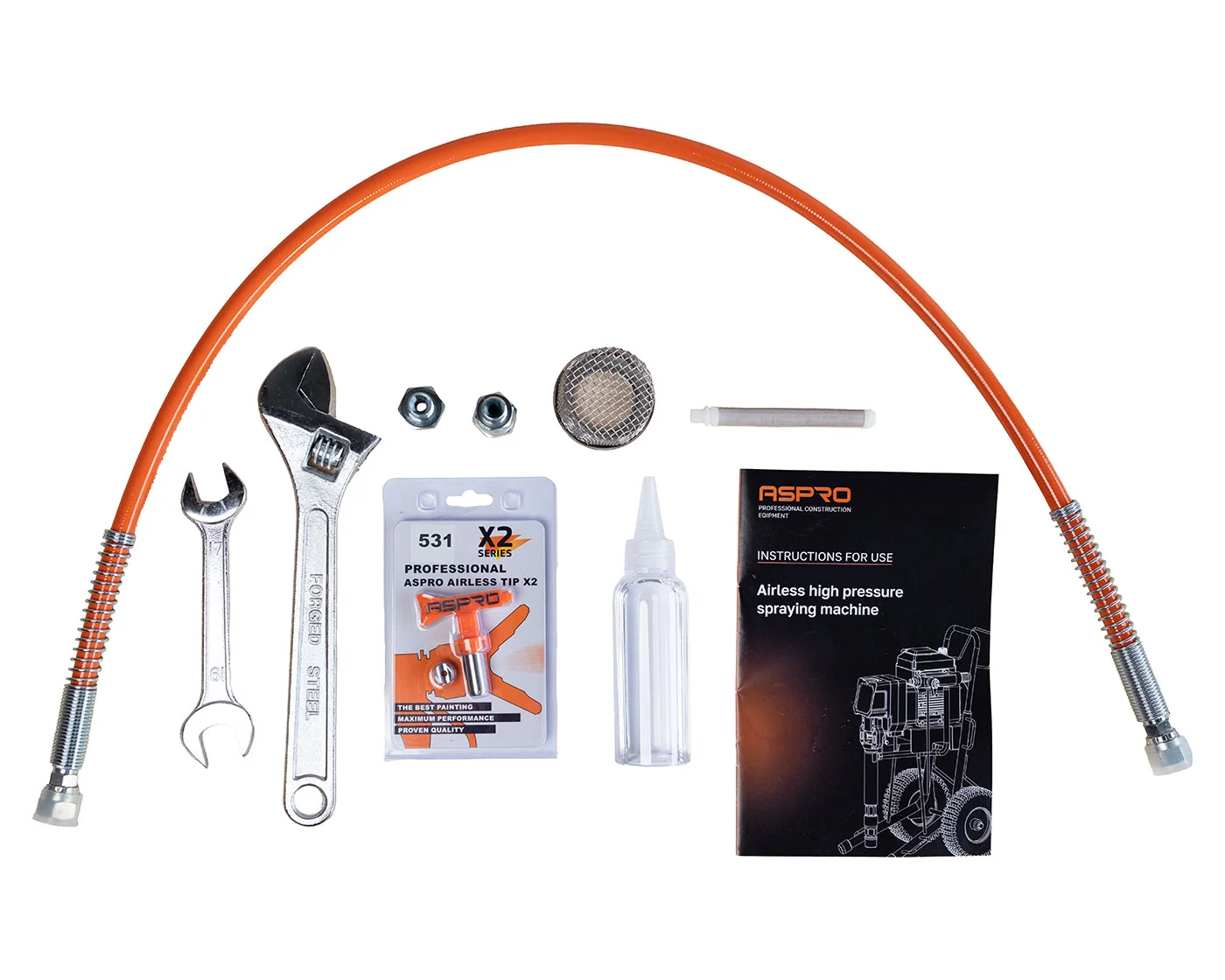 Airless Spritzgerät für Farbe & Spachtelmasse, Spritzspachtel ASPRO-8000