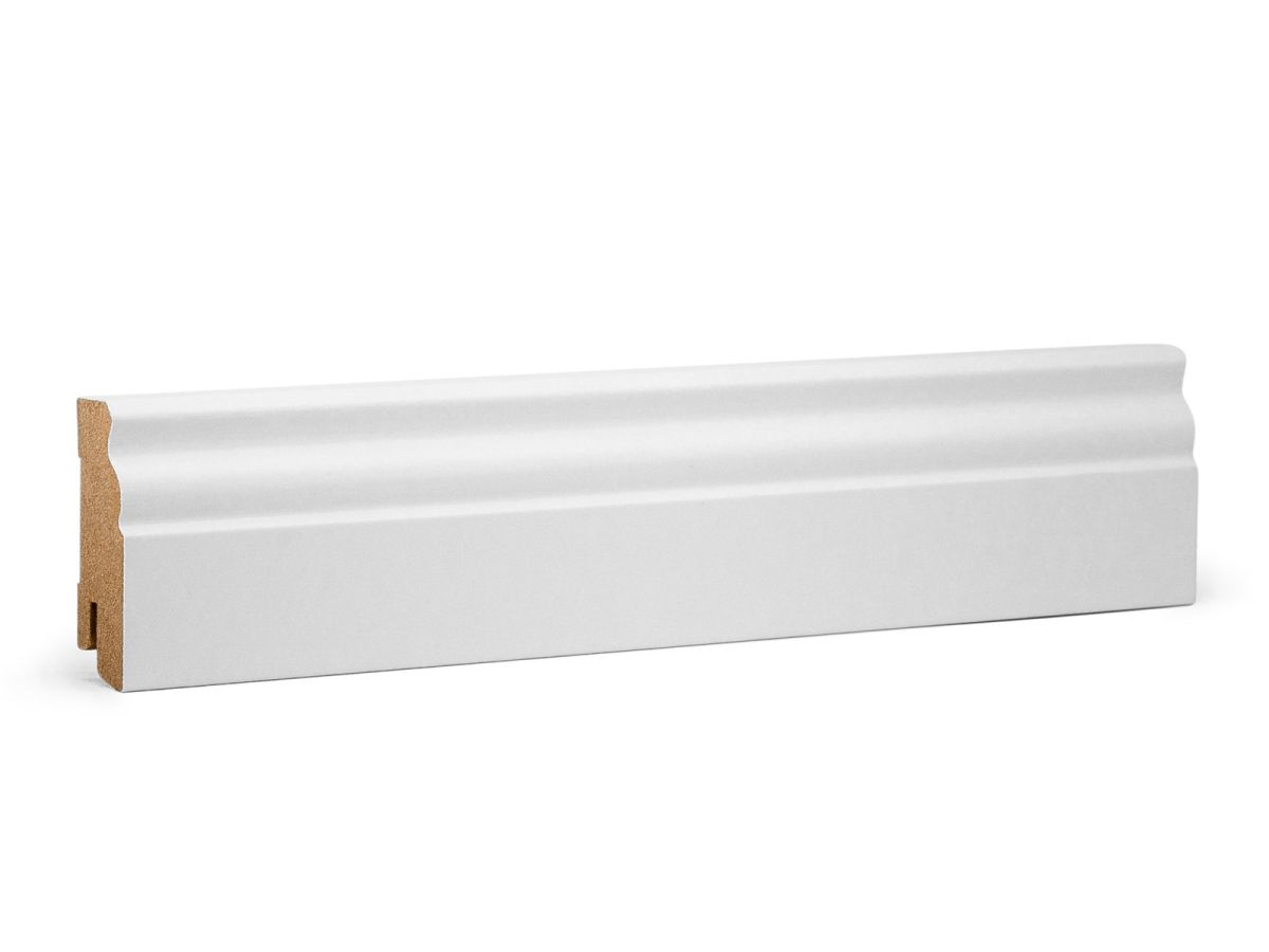 KGM ECO Hamburger Leiste MDF Folie weiß RAL9016 — 2 / 4
