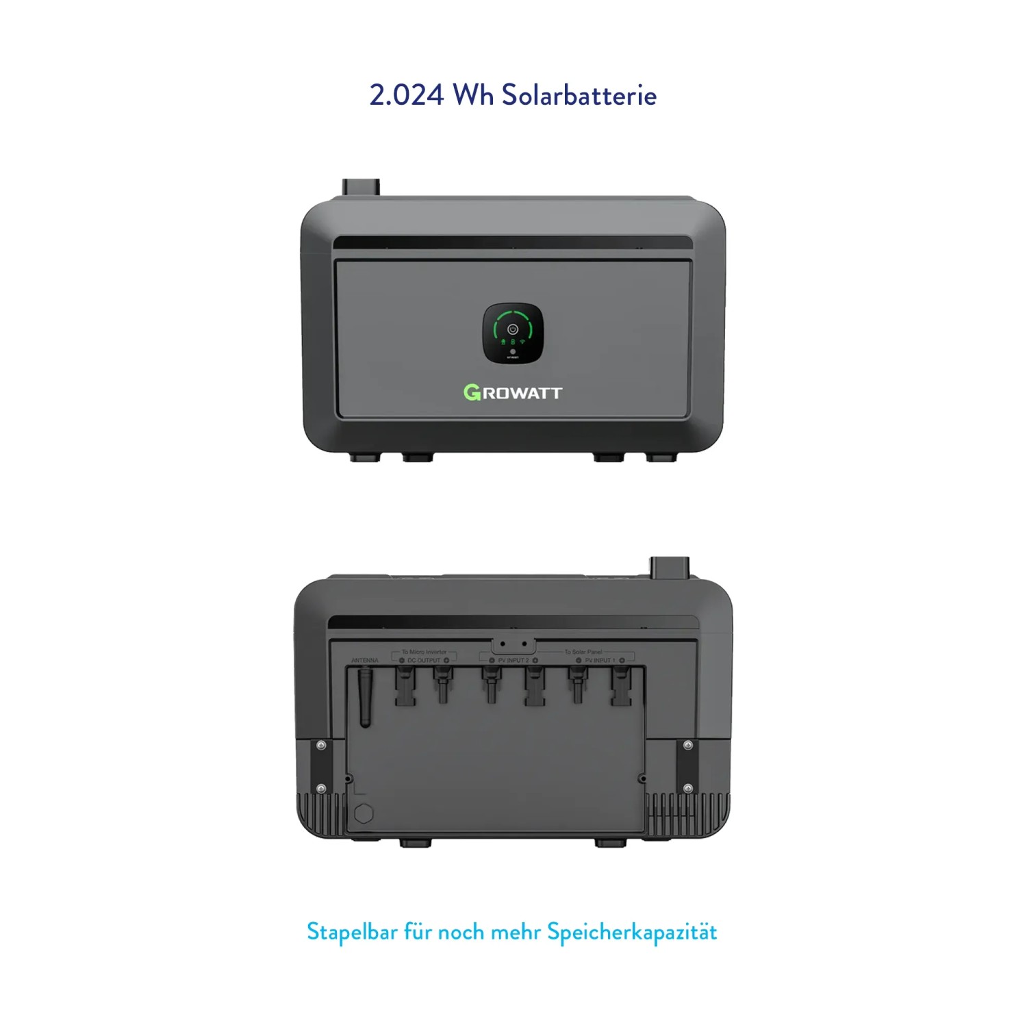 Growatt NOAH 2000 Balkonkraftwerk Speicher — 2 / 4
