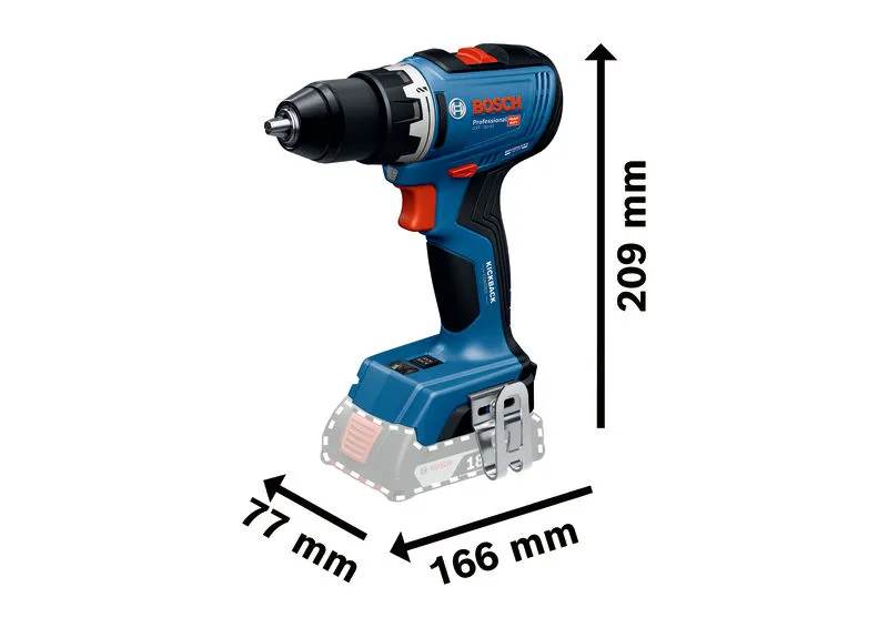 Bosch Akku-Bohrschrauber GSR 18V-65 Professional